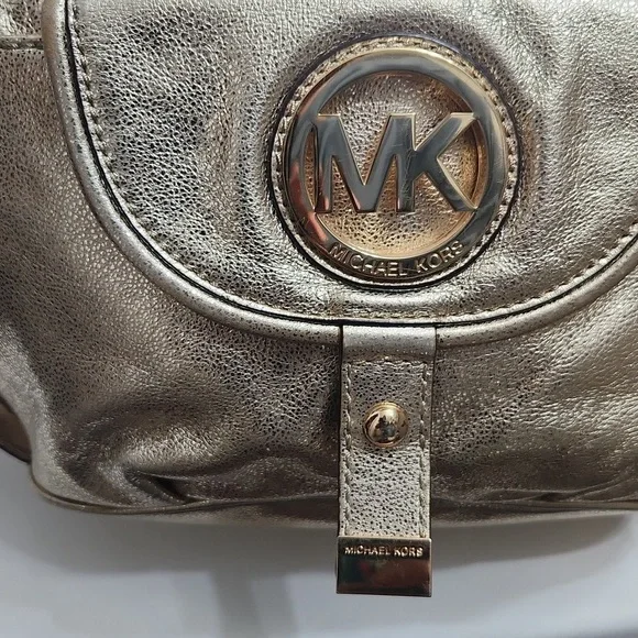 MICHAEL Michael Kors Gold Shoulder Bag - Picture 4 of 16